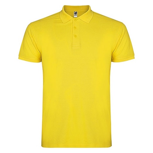 Koszulka Polo Dziecieca Bawelniana Pika RY6638K - Yellow 03