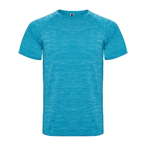 Męski T-shirt Funkcyjny Raglanowy RY6654 - Heather Turquoise