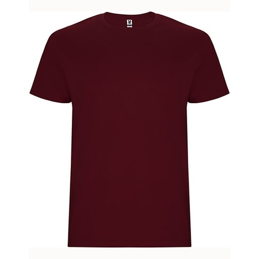 T-shirt męski bez bocznych szwów RY6681 - Garnet Red 57