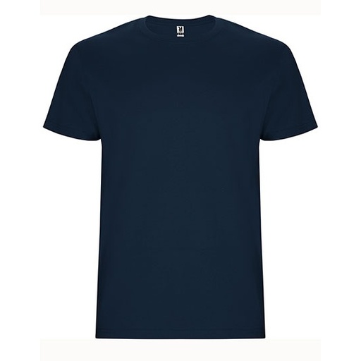 T-Shirt Meski Bez Szwow Bocznych Bawelniany RY6681 - Navy Blue 55