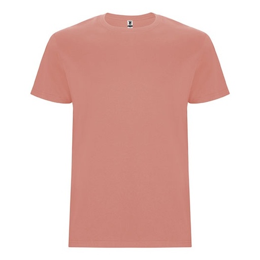 T-Shirt męski bez bocznych szwów RY6681 - Clay Orange