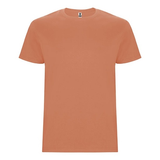 T-Shirt męski bez bocznych szwów RY6681 - Greek Orange 265