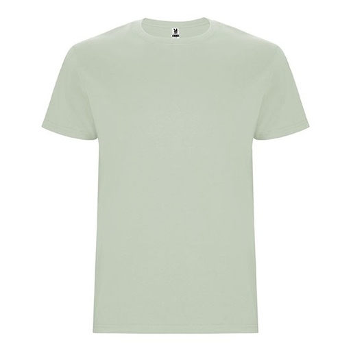 T-Shirt męski z krótkim rękawem bez bocznych szwów RY6681 - Mist Green