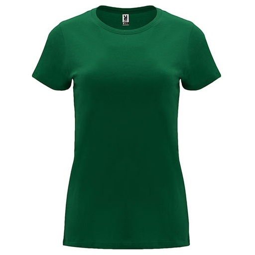 Damski T-shirt Slim RY6683 - Bottle Green 56