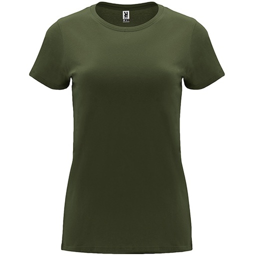 T-shirt Damski Slim Bawelniany RY6683 - Venture Green 152