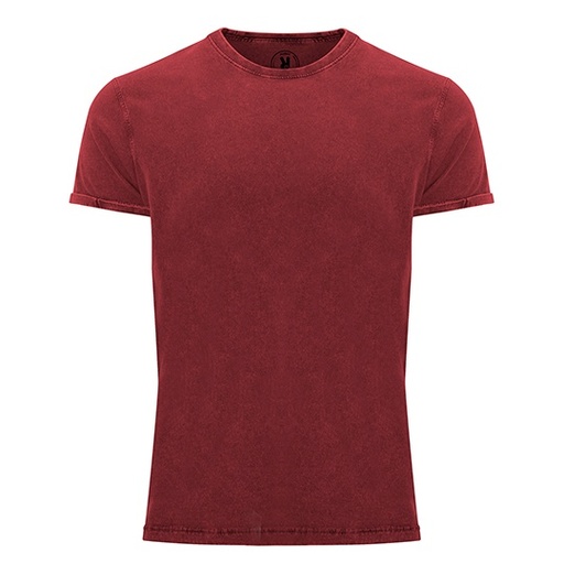 Koszulka Meska Bawelniana Jeansowy Look RY6689 - Garnet Red 57