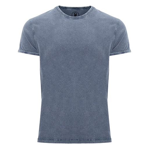 Koszulka Męska Bawełniana Jeansowy Look RY6689 - Denim Blue 86