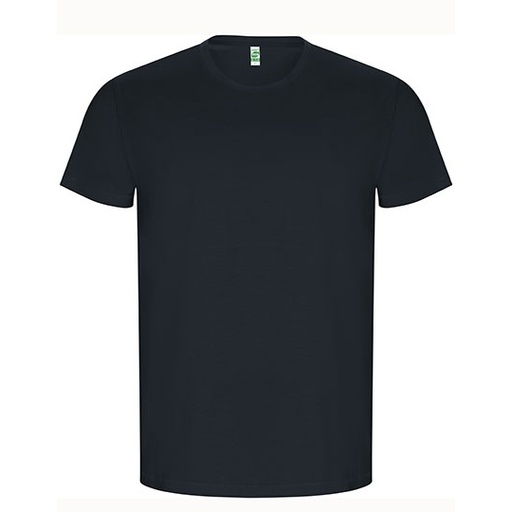 Męski T-shirt z Bawełny - RY6690 - Ebony 231