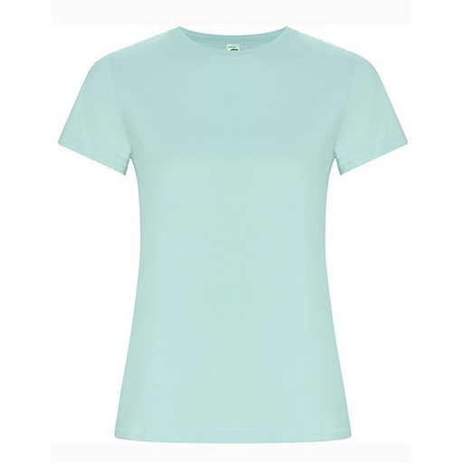 T-shirt Damski Slim Organiczna Bawelna RY6696 - Mint 98