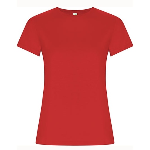 T-shirt Damski Slim Organiczna Bawełna RY6696 - Red 60