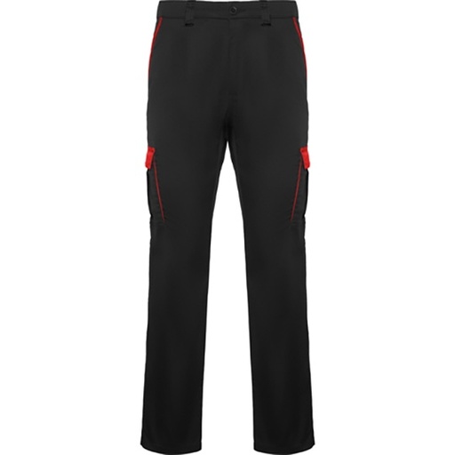 Spodnie twillowe z elastycznym pasem RY8408 - Black 02 & Red 60