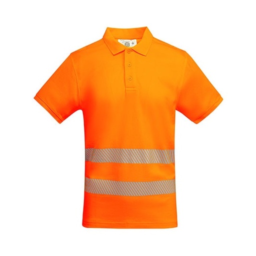 Koszulka polo z krótkim rękawem RY9318 - Fluor Orange