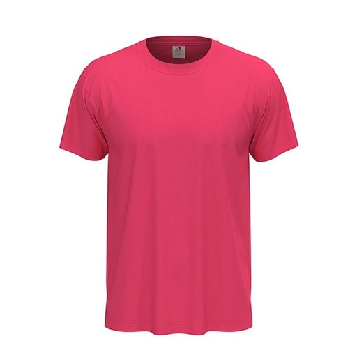 T-shirt Klasyczny Unisex Melanzowy S140 - Sweet Pink