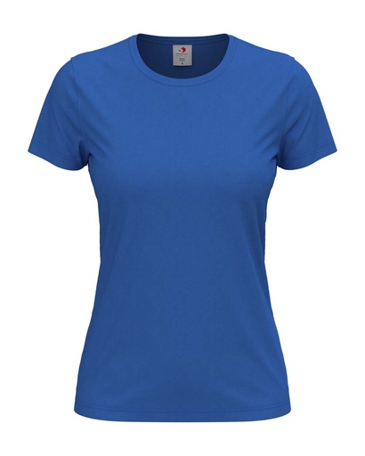 Klasyczny damski t-shirt S141 - Bright Royal