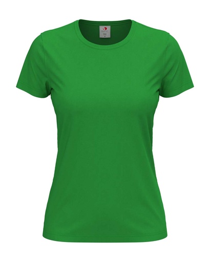 Klasyczny damski T-shirt S141 - Kelly Green