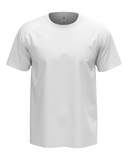 Koszulka Klasyczna Bawelniana S185 - White