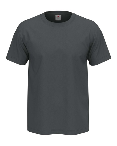 Koszulka Klasyczna Bawelniana S185 - Slate Grey (Solid)