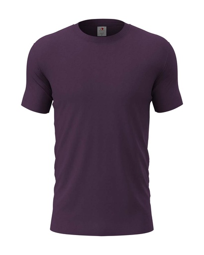 Koszulka Slim Bawelniana S2010 - Deep Berry