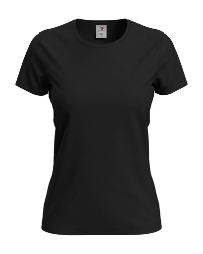 Damska koszulka bawełniana Stedman Comfort-T ST2160 - Black Opal