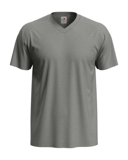 T-shirt V-neck S270 - Grey Heather
