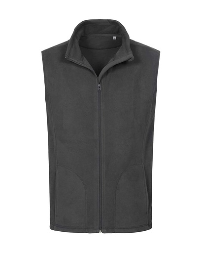 Bezrękawnik polarowy klasyczny S5010 - Grey Steel (Solid)