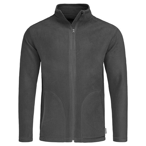 Kurtka Klasyczna Polarowa S5030 - Grey Steel (Solid)