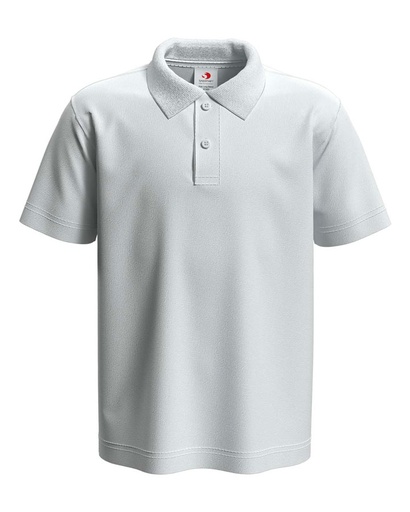 Koszulka Polo Dziecieca Klasyczna Pique S510K - White