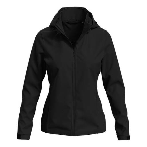 Damska kurtka softshell slim S5540 - Black Opal