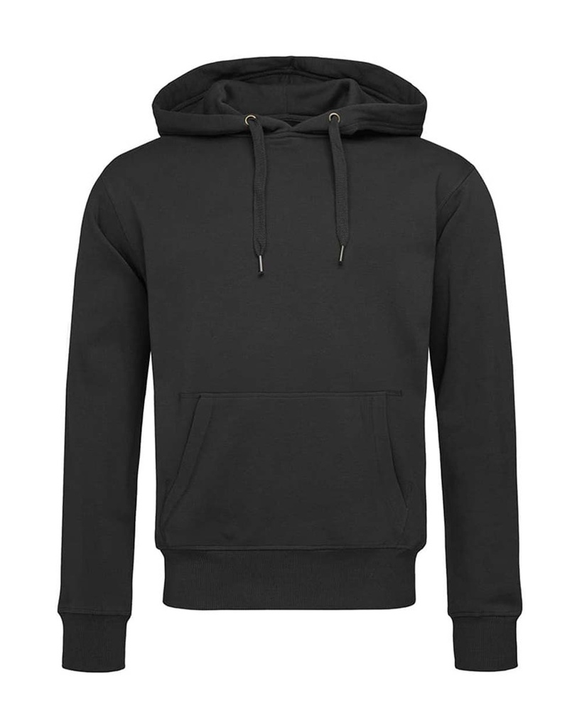 Bluza Unisex z Kapturem Regular Fit - Black Opal
