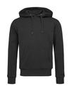 Bluza Unisex z Kapturem Regular Fit - Black Opal