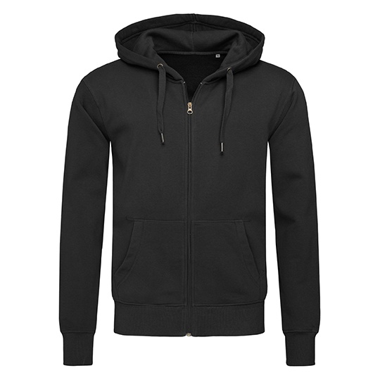 Bluza dresowa z kapturem i zamkiem - Black Opal