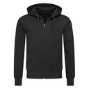 Bluza dresowa z kapturem i zamkiem - Black Opal