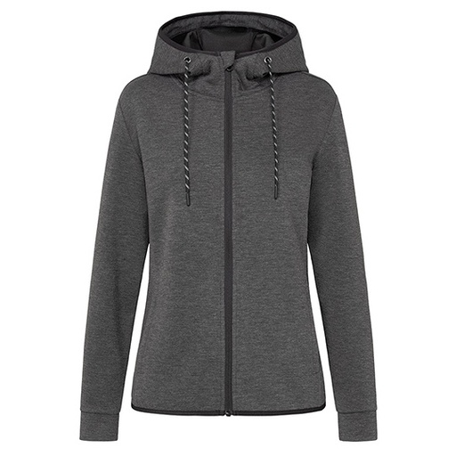 Damska kurtka scuba S5940 - Anthra Heather