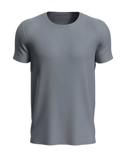 Koszulka Sportowa Dopasowana Oddychajaca S8000 - Silver Grey