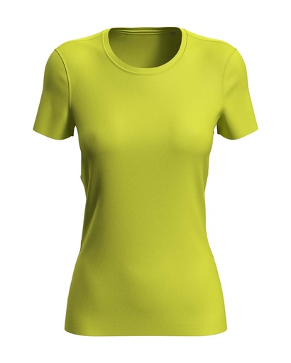 Koszulka Damska Sportowa Odprowadzajaca Wilgoc S8100 - Cyber Yellow
