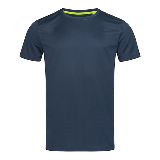 Koszulka Męska Siateczkowa Odprowadzająca Wilgoć S8400 - Marina Blue