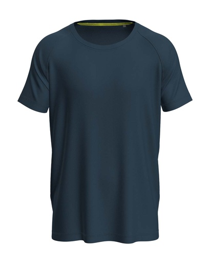 Koszulka Sportowa Raglanowa Odprowadzająca Wilgoć S8410 - Marina Blue