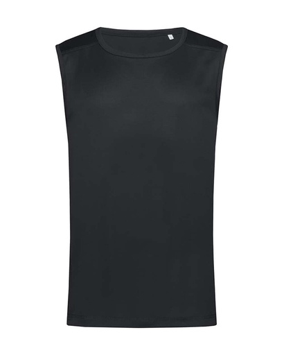 Koszulka siateczkowa bez rekawow S8440 - Black Opal