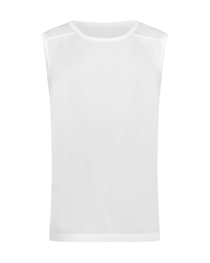 Koszulka siateczkowa bez rekawow S8440 - White