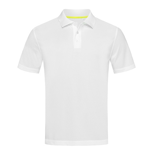 Koszulka Polo Meska Siateczkowa S8450 - White