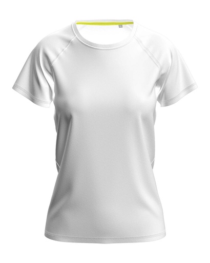 Koszulka Sportowa Damska Odprowadzajaca Wilgoc S8500 - White