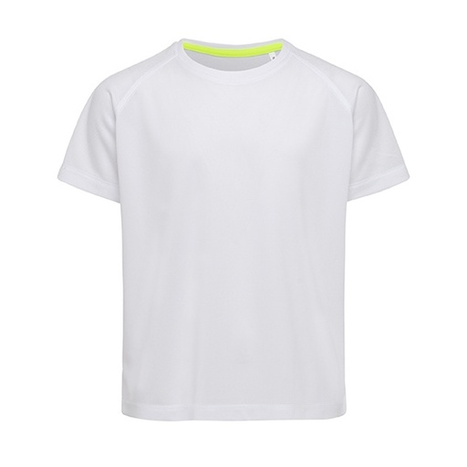 Koszulka Dziecieca Raglan Odprowadzajaca Wilgoc S8570K - White