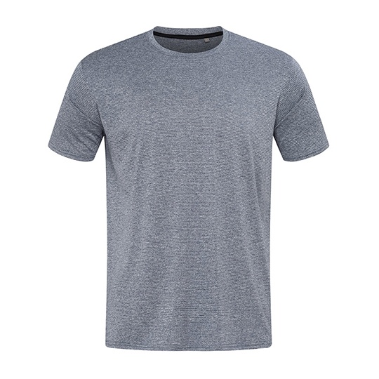 Koszulka Sportowa z Recyklingu – Krótki Rękaw - Denim Heather