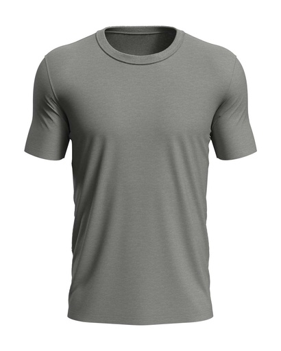 T-shirt męski slim S9020 - Grey Heather