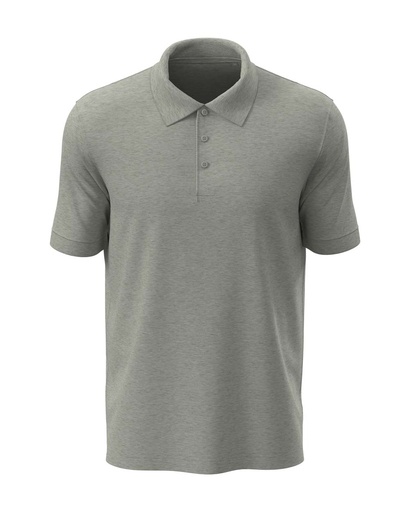 Polo męskie klasyczne S9060 - Grey Heather