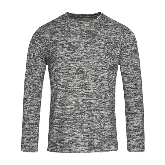 Sweter męski - Dark Grey Melange
