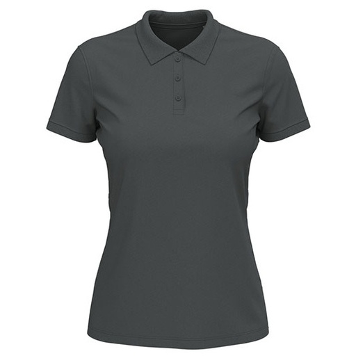 Koszulka Polo Damska Dopasowana S9160 - Slate Grey (Solid)