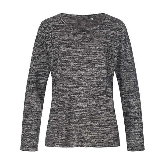 Sweter Damski - Dark Grey Melange
