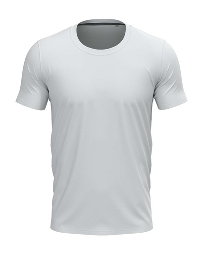 Koszulka Męska Slim Bawełniana S9600 - White