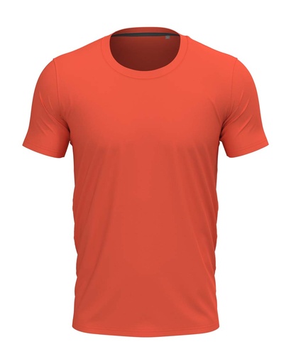 Koszulka Meska Slim Bawelniana S9600 - Salmon